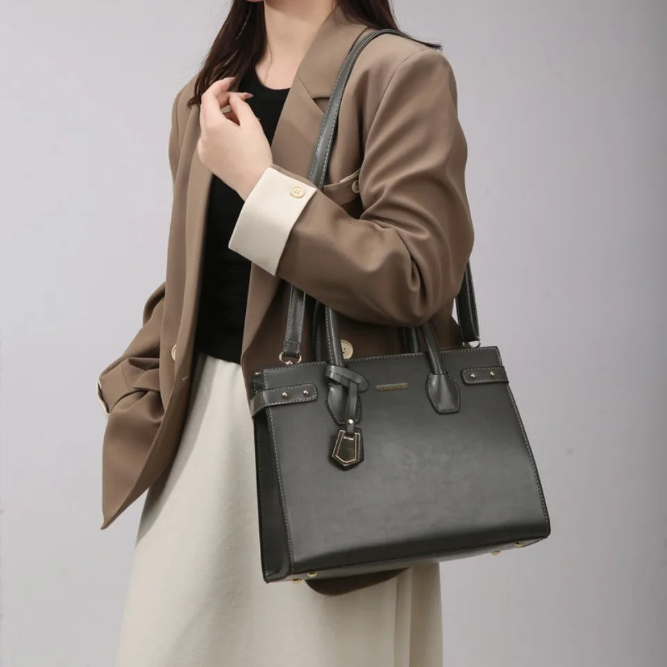 Genuine Handbags for Women 2025 New Luxury Ladies Hand Bags Female Leather Shoulder Top-Handle Crossbody Bags Casual Tote Sac