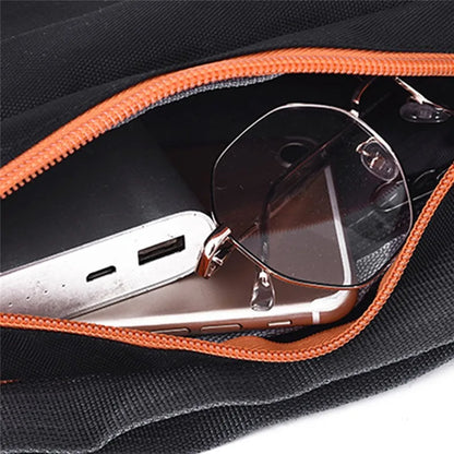 Men's and Women's Universal Models Waist Bag Fashion Crossbody Bags Sports Cell Phone Bags Solid Color Large Capacity Chest Bag