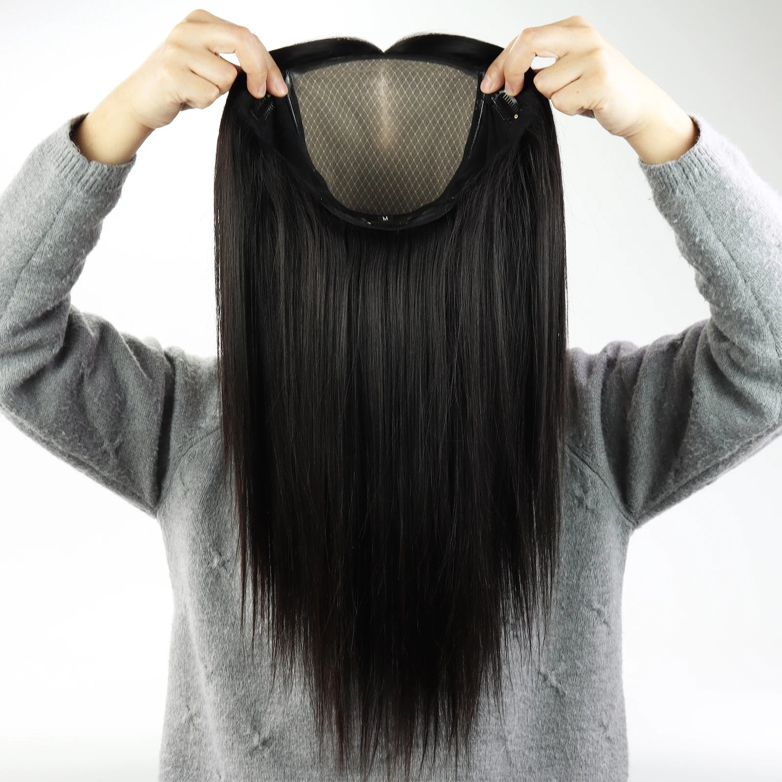 6x6“ Silk Top Full Lace Wig with PU front Real Virgin European Human Hair Wig for Women Silk Base with Elastic Net Wear to go