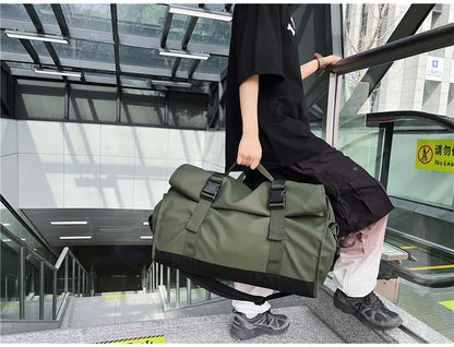 Fashion Travel Bags For Women Large Capacity Men's Sports bag Waterproof Weekend Sac Voyage Female Messenger Bag Dry And Wet