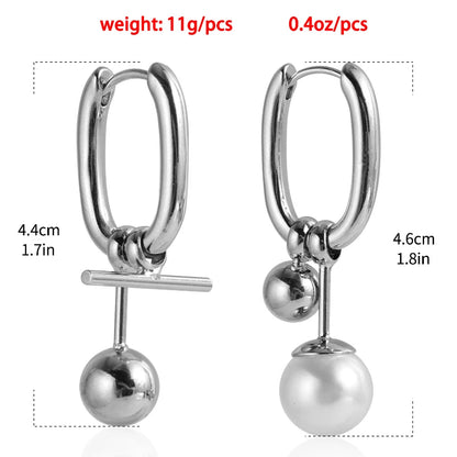 Modern Jewelry Elegant Temperament Metal Geometric Earrings For Women Party Gifts Simply Design Ear Accessories Hot Selling