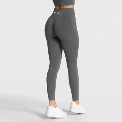 2025 Women's Alphabet Yoga Pants Double-sided High-waisted Quick-drying Fitness Wear Outdoor Running Leggings TEVEO summerr