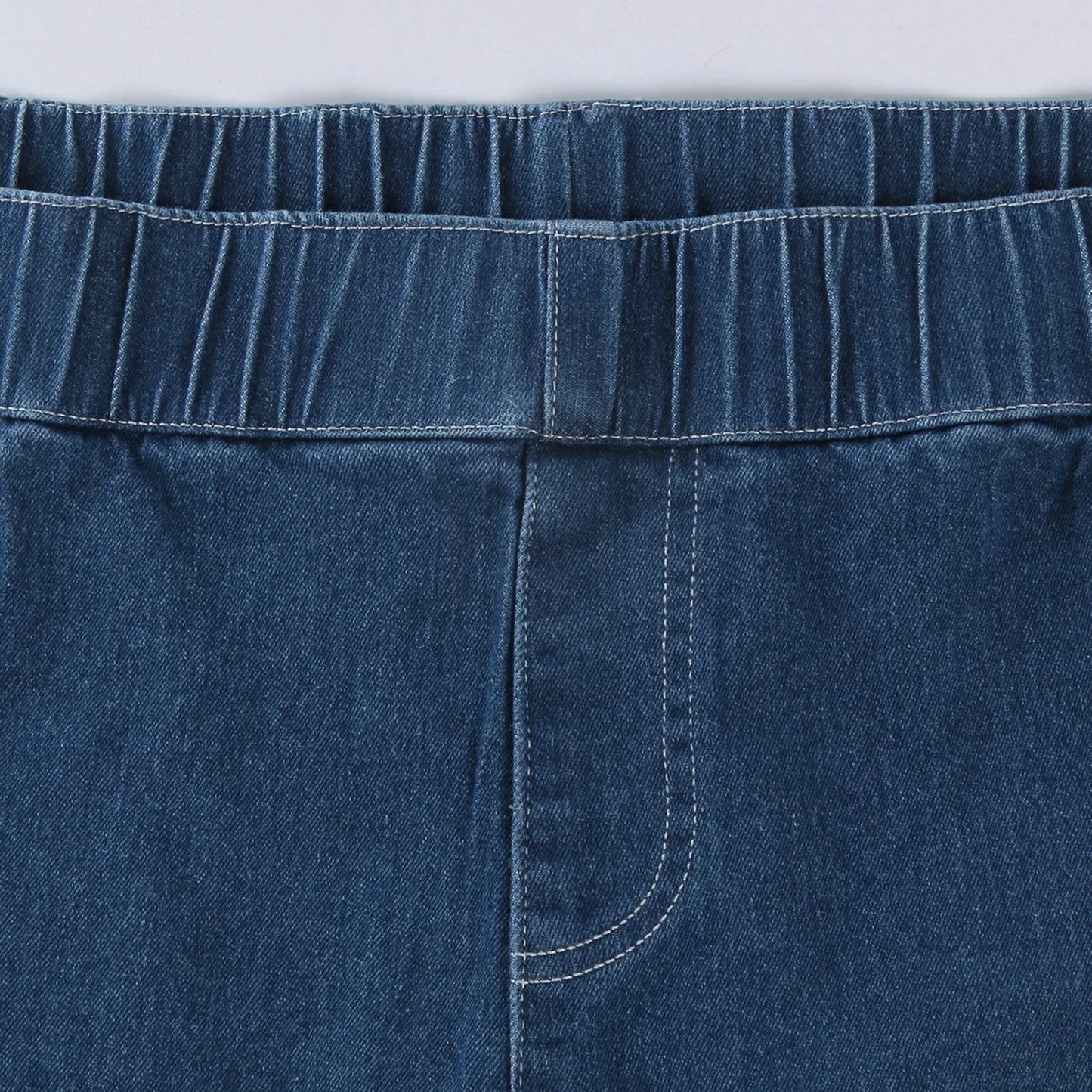 Retro Jeans For Women 2024 Summer New Washed Jean Pants Female Wide Leg Pants Casual Lady Denim Blue White Trousers