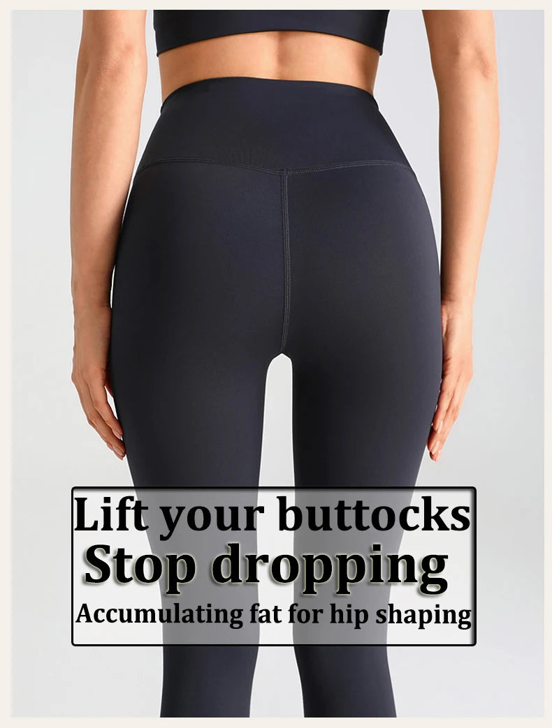 Women's Yoga Pants Gym Leggings Lady's Girl Fitness Soft touch Tights High Waist Elastic Breathable No T Line Sports Pants