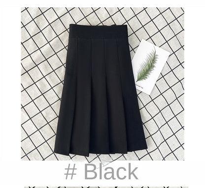 Women's Skirt Fashion Summer  High Waist Black a Line Mini Pleated Short  Skirts for School Girls Korean Style Ladies  Clothing