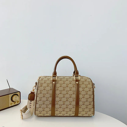 New Women Pillow Bag Large Capacity Fashion Lightweight Luggage Travel Bag Designer Retro Female Handbag Shoulder Crossbody Bags