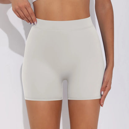 Women's Sexy Stretch Yoga Shorts With Hip Lifting And Abdominal Tightening Tight Fitness Wearing Running Pants Externally