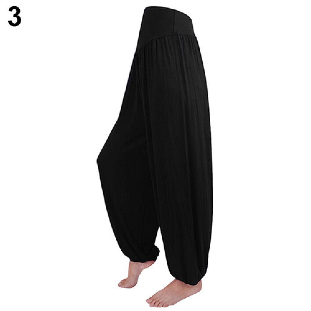 Women's Comfy Harem Yoga Loose Long Pants Belly Dance Boho Sports Wide Trousers Bloomers Dancewear Lady Sweatpants Harlan Pants