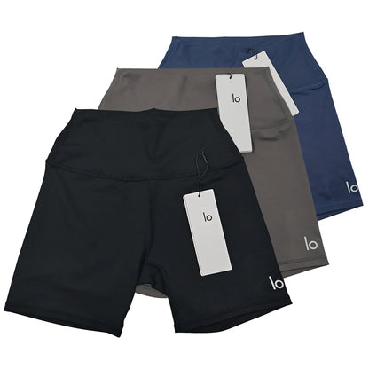 2025 Women's Yoga High Waist Tight Hip Lift Yoga Shorts Training Running Fitness Pants Quick-drying Three-point Pants