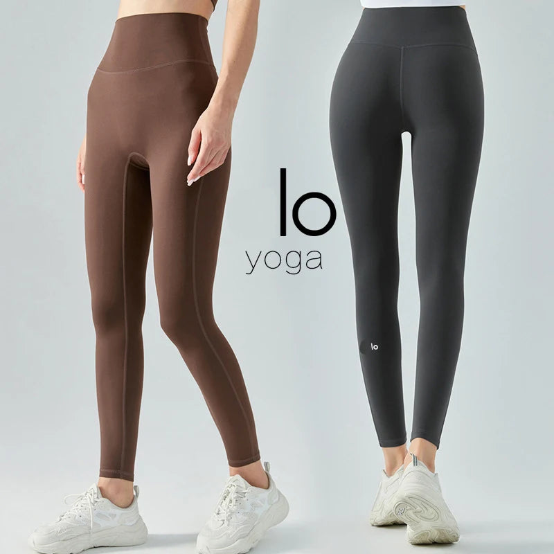 Yoga pants with no awkward lines, tight fitting, high elasticity, high strength, naked sensation, quick drying, fitness training