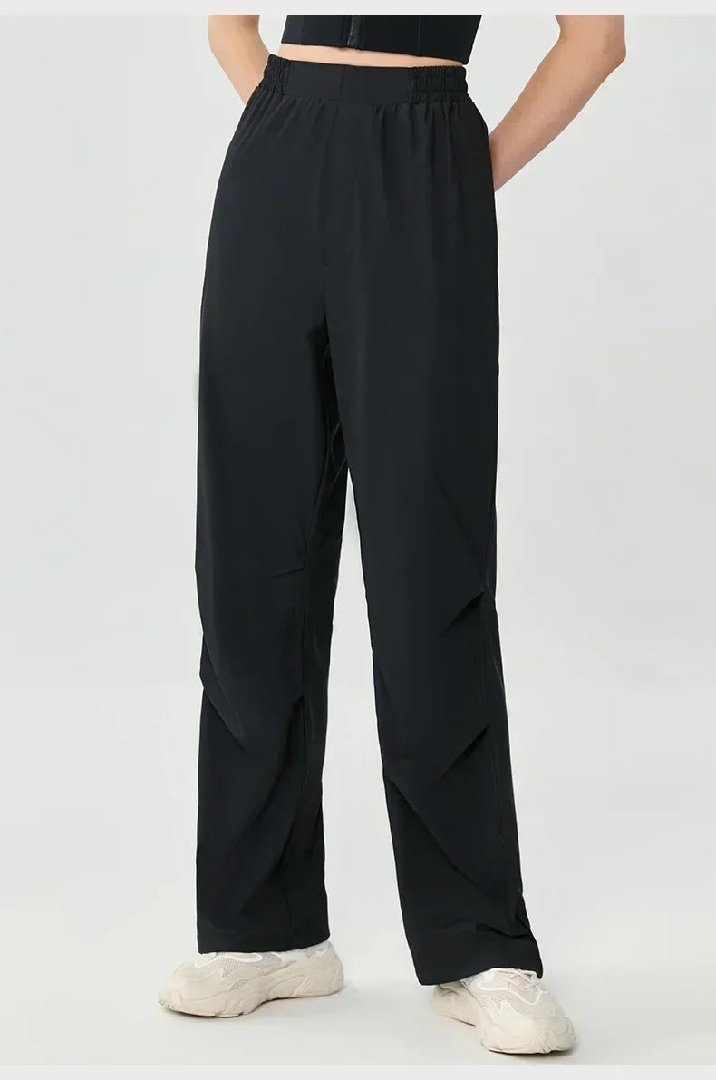 al yoga women's leggings Yoga Straight Leg Pants Loose Athletic Casual Quick Dry Fitness Pants