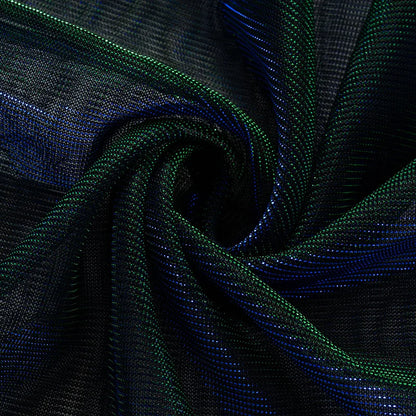 See Through T Shirts For Women Y2k Clothes Sexy Crop Tops Long Sleeve Oversized Tshirt O-Neck Club Outfit Reflective Egirl Tees