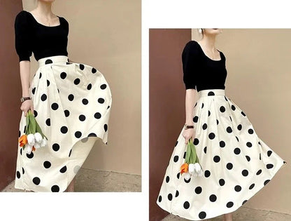Skirts for Women Chic and Elegant High Waist New In Woman Skirt Clothing Trend 2024 Y2k Vintage A Line Casual Modest Streetwear