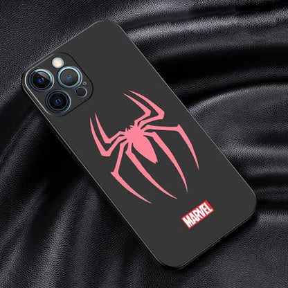 phone Cases for iphone 14 case 11 12 15 Pro XS Max 8 13 Mini X SE 7 16 Plus funda Antiscratch cover Spider Man Fashion Cool Logo