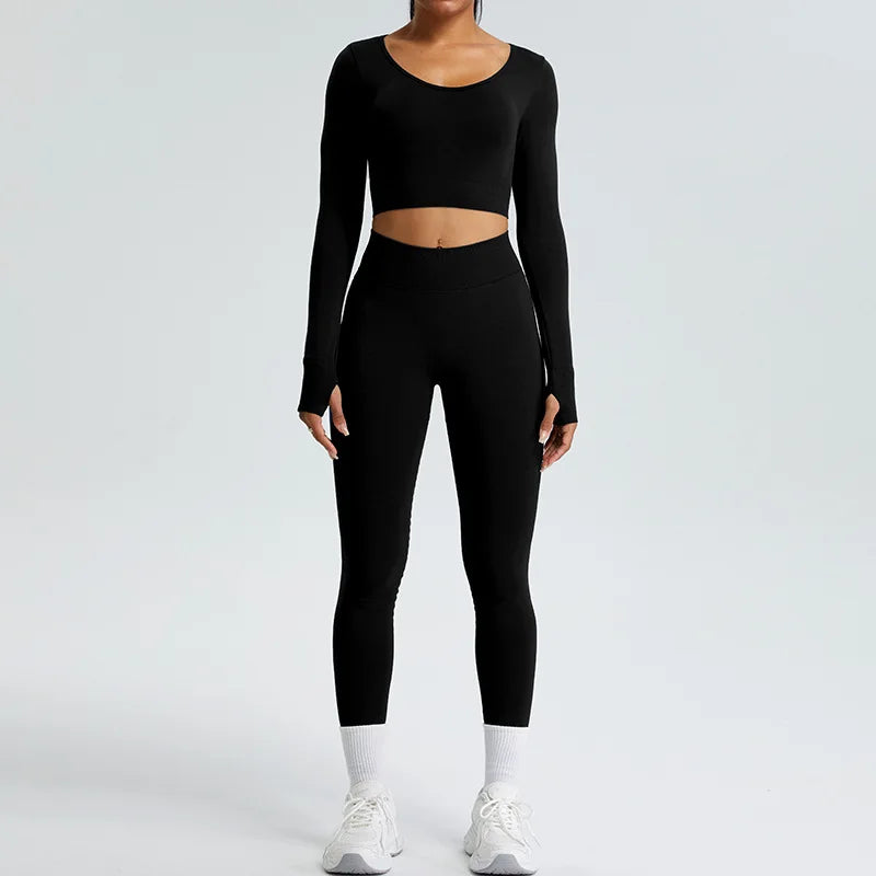Women Yoga Pants High Waist Ribbed Sport Legging Gym Fitness Leggings Women Seamless Female Legging Tummy Control Running Tights