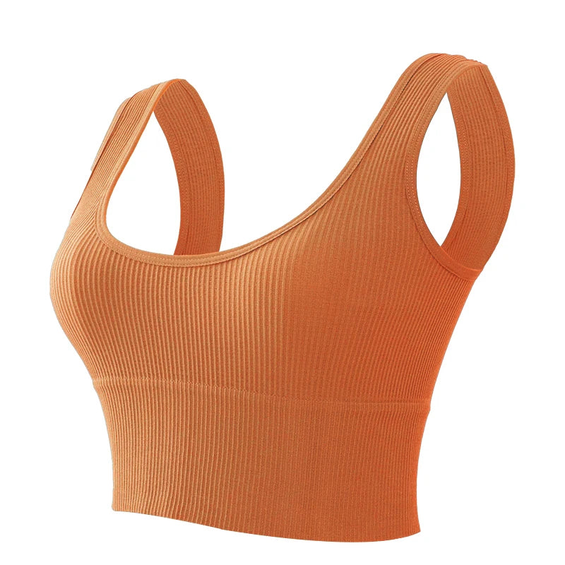 Women Tank Tops Streetwear Push Up Cropped Top for Female Padless Bralette Sexy Backless Lingerie Fashion Solid Camisole Girl