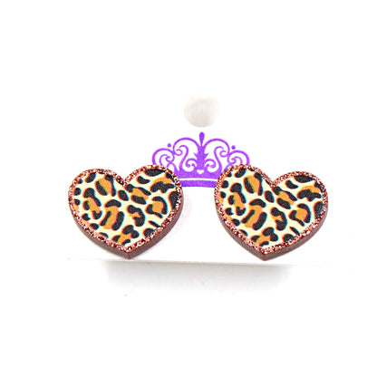 ST065 Acrylic Caterpillar Dangle Earrings Summer Earrings Glitter Acrylic Earrings