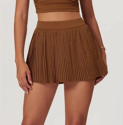 2025 Summer Fitness Skirt for Women - Quick - Dry Material Slim - Fit Design and Anti - Exposure Fake Two - Piece Style Ideal