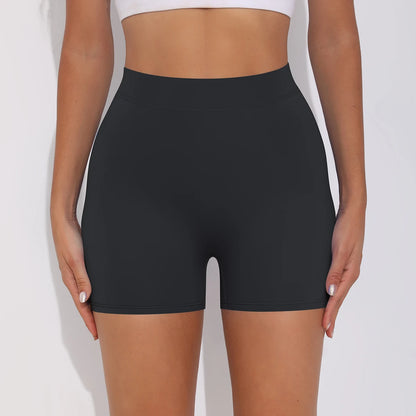Women's Sexy Stretch Yoga Shorts With Hip Lifting And Abdominal Tightening Tight Fitness Wearing Running Pants Externally