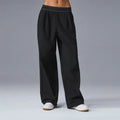 Women's Summer Yoga Pants - High-Rise Quick-Dry Athletic Trousers with Wide Leg for Gym, Travel, Casual Wear