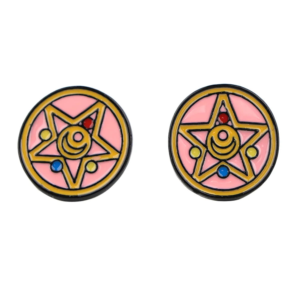 Anime Series Earrings for Women Girls Cartoon Studs Earrings Stainless Steel Ear Pierced Jewelry Accessories Party Gifts