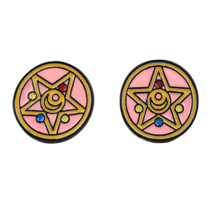 Anime Series Earrings for Women Girls Cartoon Studs Earrings Stainless Steel Ear Pierced Jewelry Accessories Party Gifts