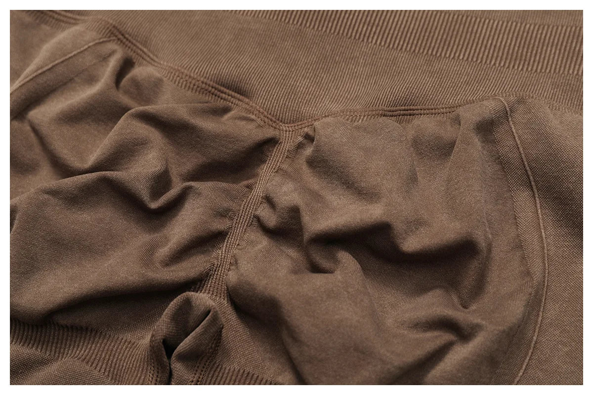 Yoga Pants Impact Leggings Women Seamless Sports Yoga Pant High Waist Ribbed Gym Clothes Fitness Workout Wear Scrunch Bum Tights