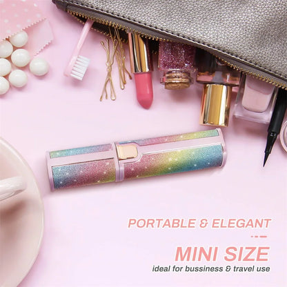 Face Hair Remover LED Ligh Painless Hair Shaver Trimmer Blade Facial Hair Removal 2 IN 1 Electric Eyebrow Trimmer Razor