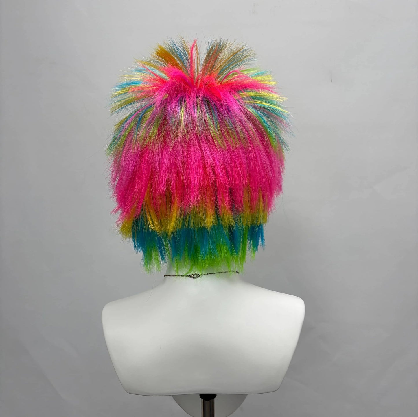 Trick colorful dress up wig explosion head hedgehog-inspired style head modeling wigs for costume party Halloween cosplay gifts