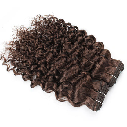 Human Hair Bundles Water Wave#2 #4 Bundles Indian Hair Weave Cruly Bundles Human Hair Extension 10 To 26 Inch