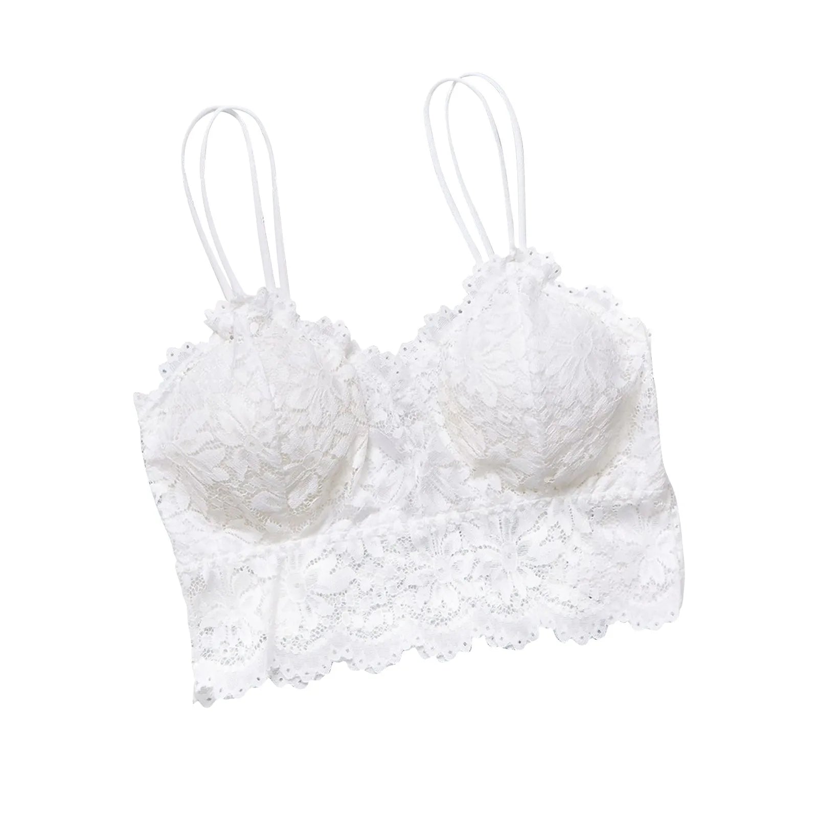 Women's Sexy Bra Top Solid Color Vest Lace Seamless Breathable Top Tank Tops for Women Crop Top Tank Tops for Women Womens Tank