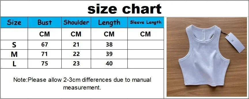 Cotton Sleeveless Tank Top for Women Summer New White Slim Yoga Fitness Vest Leisure Running Gym Breathable Pilates Tank Top