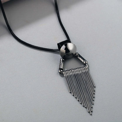 Fashion Long Necklace for Women Collier Femme Vintage Tassel Necklaces & Pendants 2022 Statement Jewelry Collar Mujer Maxi Colar