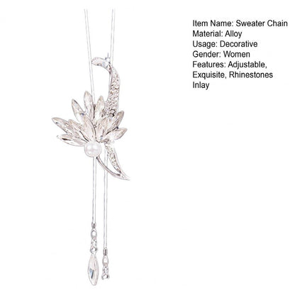 Women Necklace Chic Multiple Styles Pendant Necklace Long Sweater Chain Party Dress Necklace Jewelry Gift