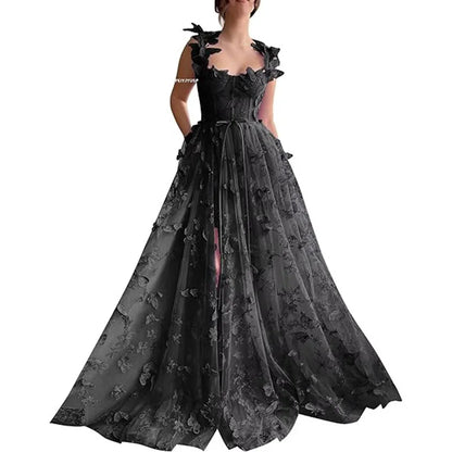 European and American Evening Dress for Women 2025 New Fashion Style Long Style Banquet Style Elegant Lace Beach Dress