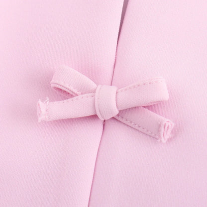 Bow Backless Vest Women Summer Sleeveless Halter Hollow Top Elegant Slim Skirt New Y2k Female Tanks Short Top Office