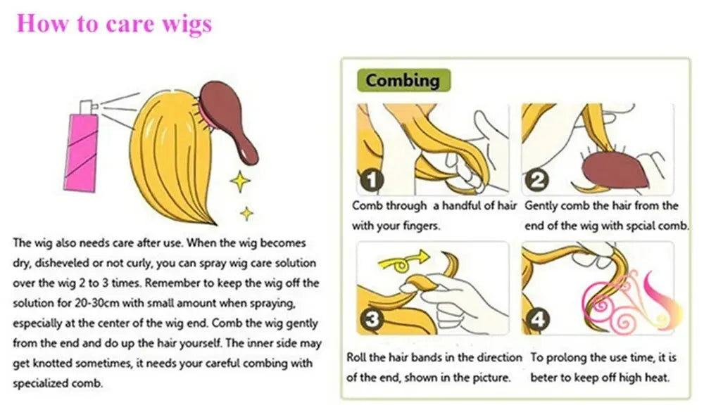 Synthetic short wavy wig for women, with a trendy and fashionable design, is suitable for daily wear or attending parties