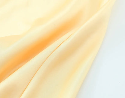 Women Elegant Satin Dress Fashion Lace Up Hanging Collar Long Dresses for Women Solid Sleeveless Midi Dress Lady Evening Dress