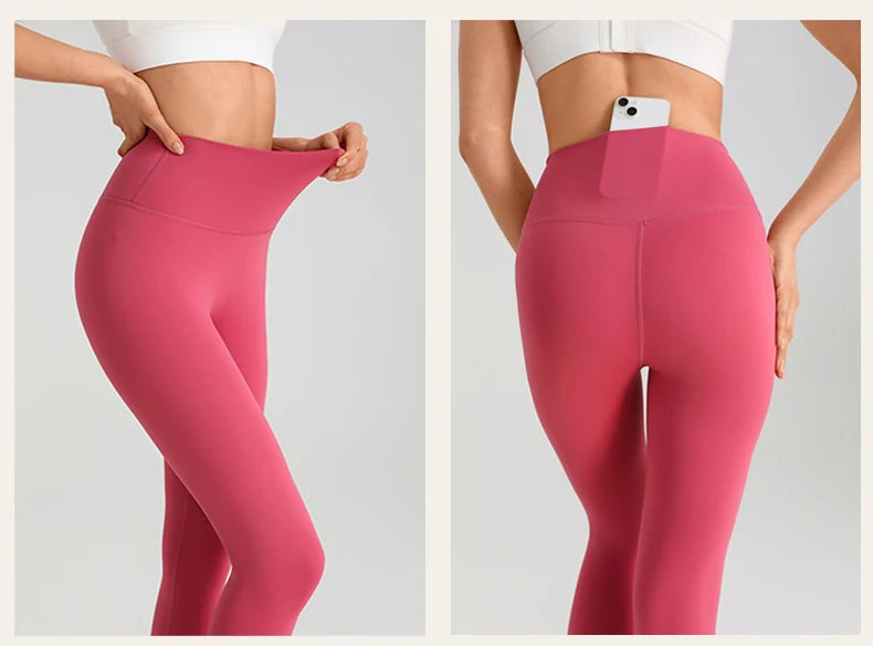 Women's Yoga Pants Gym Leggings Lady's Girl Fitness Soft touch Tights High Waist Elastic Breathable No T Line Sports Pants