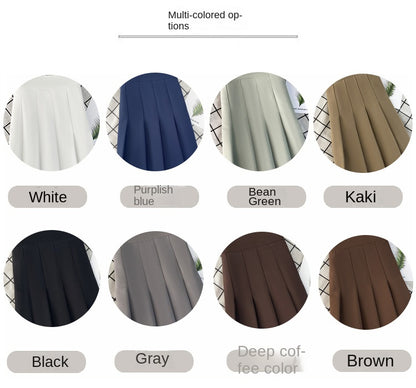 Women's Skirt Fashion Summer  High Waist Black a Line Mini Pleated Short  Skirts for School Girls Korean Style Ladies  Clothing