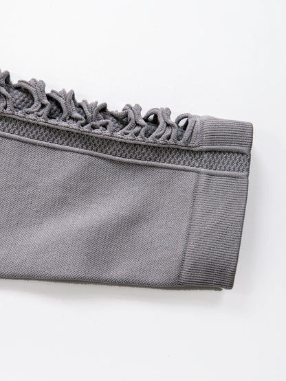 Women's High-Waisted Yoga Pants With Gradual Color Fade, Stretch Fabric, Breathable And Comfortable, Side Hollow Design