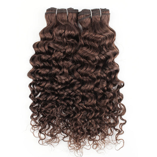 Human Hair Bundles Water Wave#2 #4 Bundles Indian Hair Weave Cruly Bundles Human Hair Extension 10 To 26 Inch