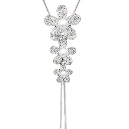 Women Necklace Chic Multiple Styles Pendant Necklace Long Sweater Chain Party Dress Necklace Jewelry Gift