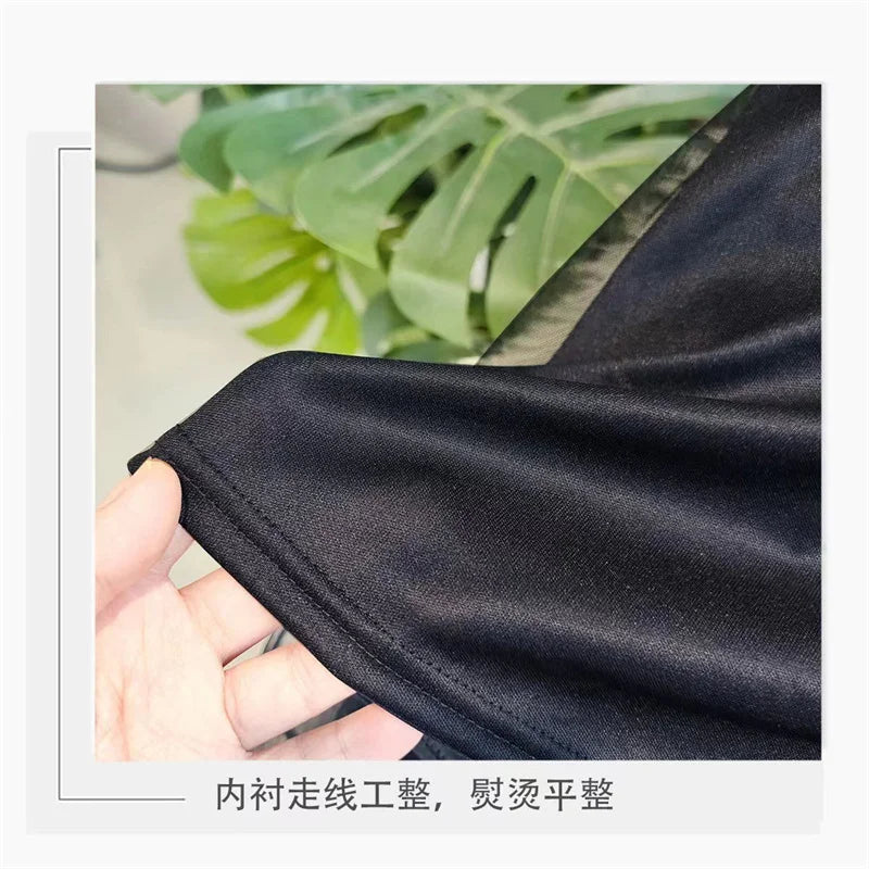 Skirt Women's Long Skirt 2024 New High Waist Slim A-line large Swing Skirt Female A-Line Skirts Summer Sakura Gradient Long Skir