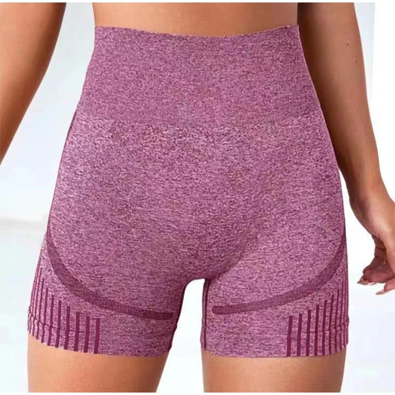 Women Yoga Shorts High Waisted and Hip Lifting Yoga Pants Outdoor Running Fitness Shorts Breathable Quick-dry Sportswear Pants