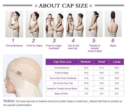 Ginger Yellow Wig Synthetic Lace Front Wig Straight Lace Wigs For Women Glueless Ready to Wear Synthetic Hair Lace Cosplay Wig