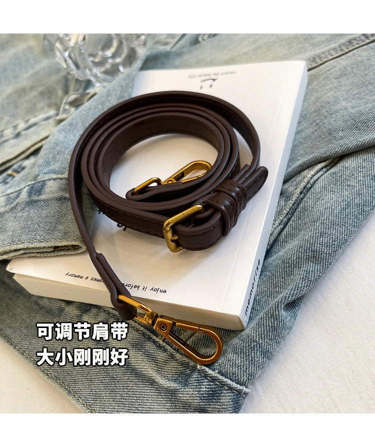 Women's Bag 2025 Autumn and Winter Simple Fashion Small Square Bag Korean Style High-Grade Fashion All-Match Casual Shoulder Bag