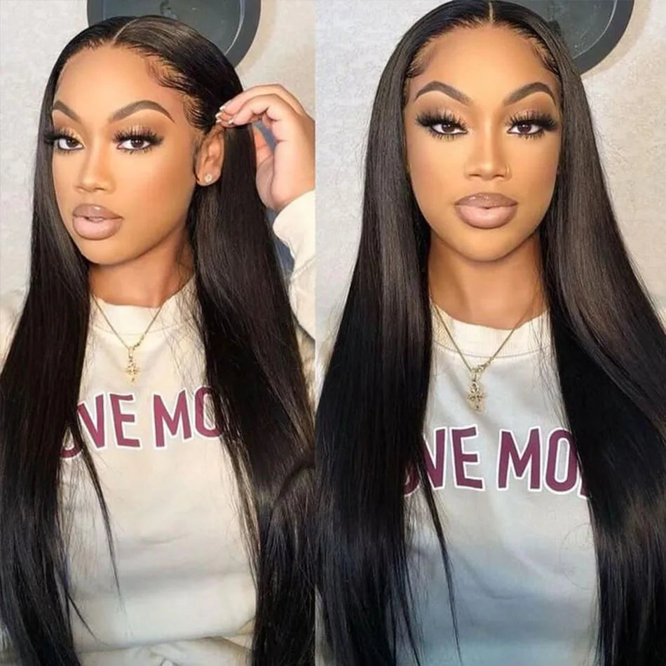 Peruvian Hair Weave Bundles 100% Human Hair 1B Hair Extension 1/3 Hair Bundles For Women No Shedding No Tangle Hair Bundles