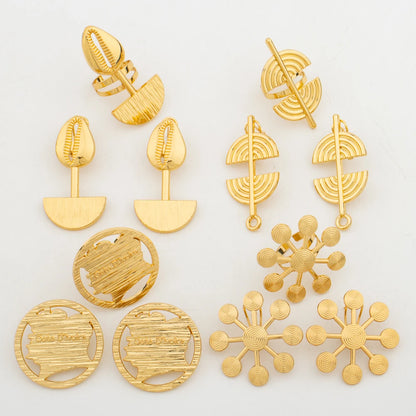 New 18 Gold Plated Jewelry Set For Women Design Dubai Fashion Earrings and Ring Set African Bridal Wedding Jewelry Party Gift