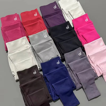 Pilates Stretch Yoga Pants Seamless Fitness Pants Yoga Pants Women's Impact Pants Sports Pants Peach Hip Leggings